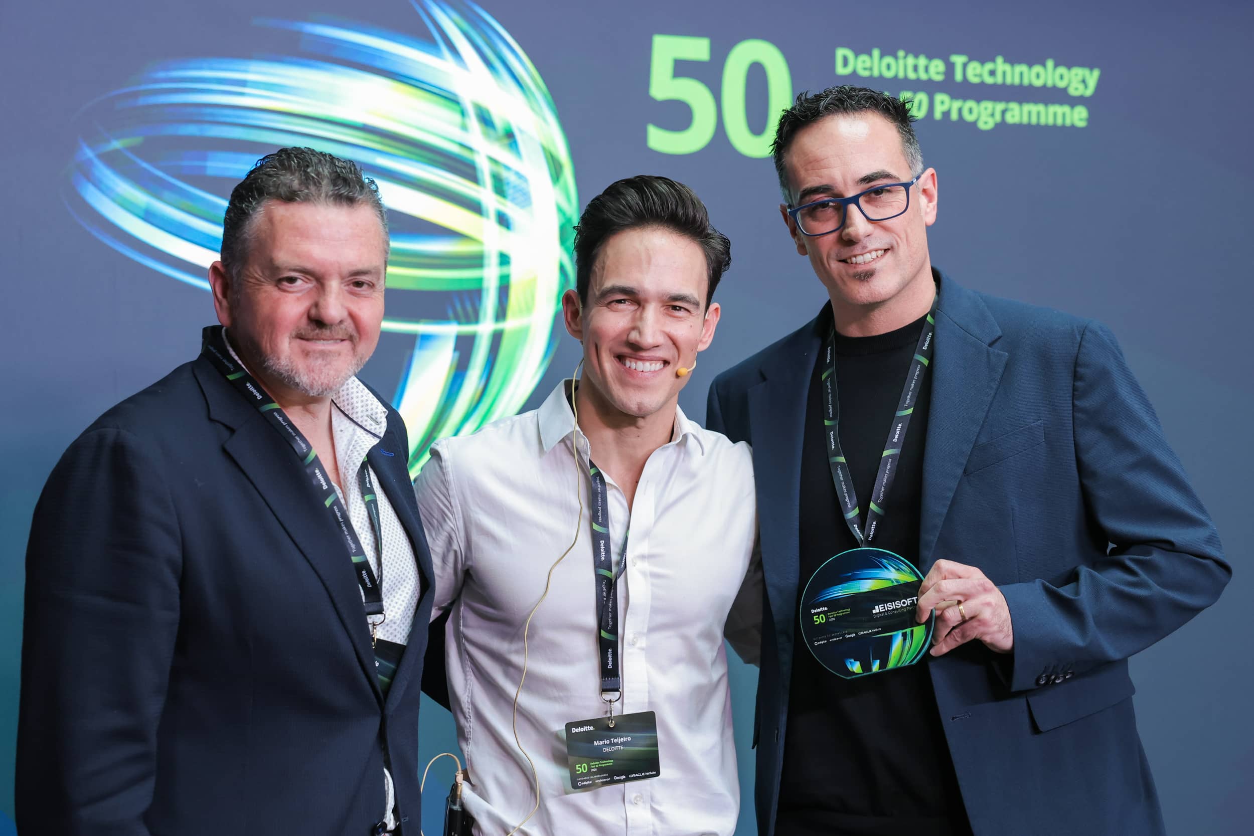 EISI SOFT recibiendo el reconocimiento Fast50 de 2026